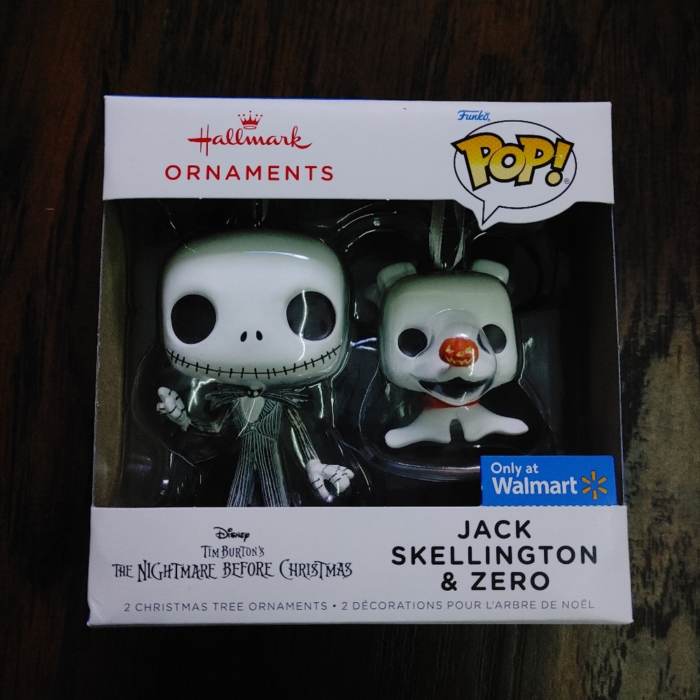 Nightmare before Christmas Jack & zero ornaments Hallmark Funko halloween